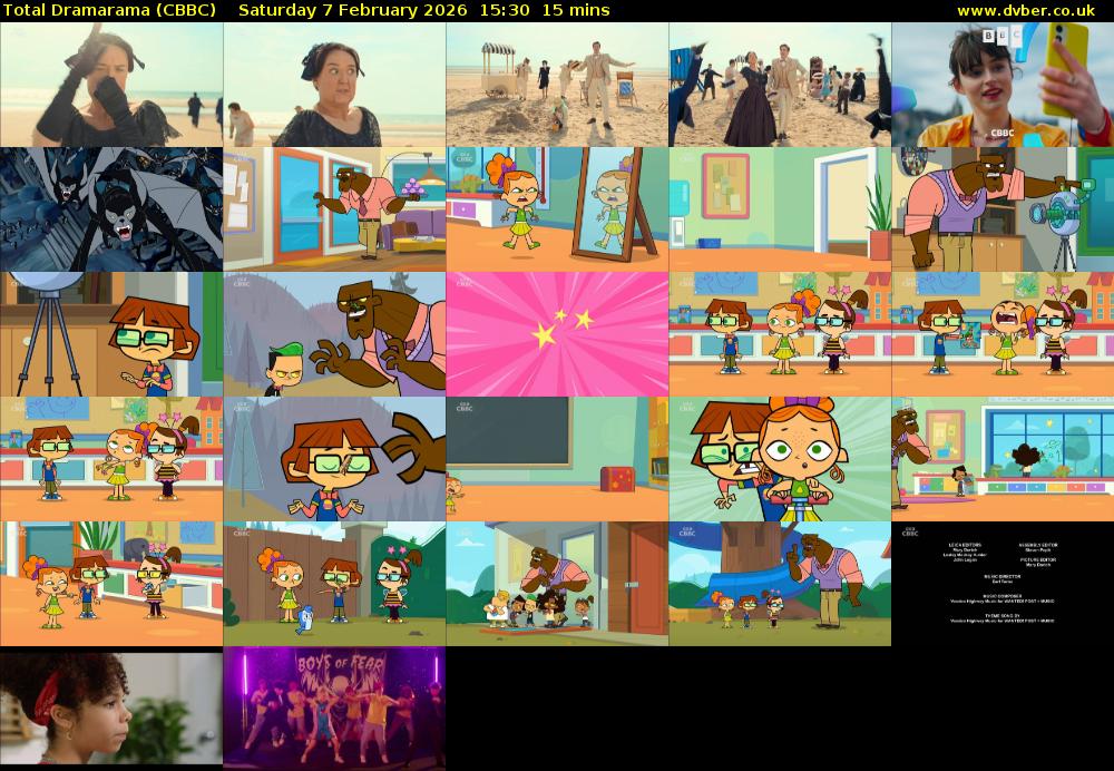 Total Dramarama (CBBC) Saturday 7 February 2026 15:30 - 15:45