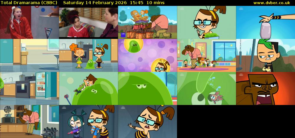 Total Dramarama (CBBC) Saturday 14 February 2026 15:45 - 15:55