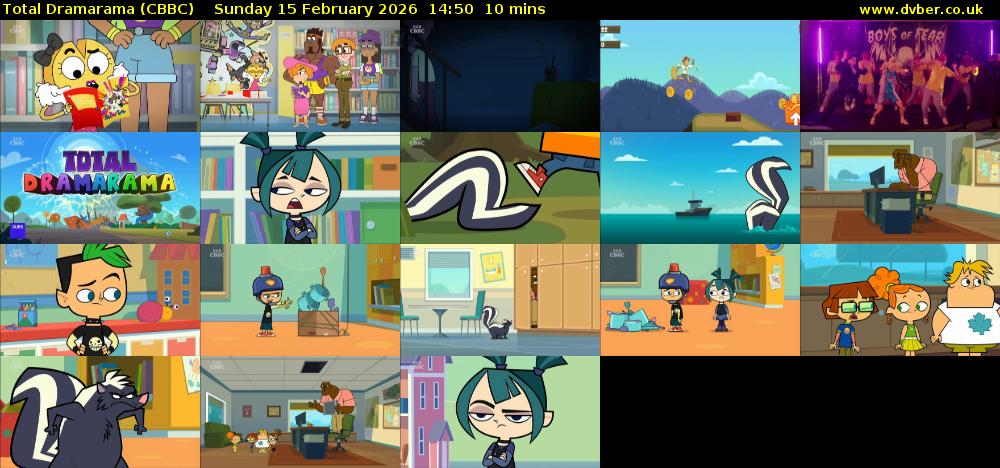 Total Dramarama (CBBC) Sunday 15 February 2026 14:50 - 15:00