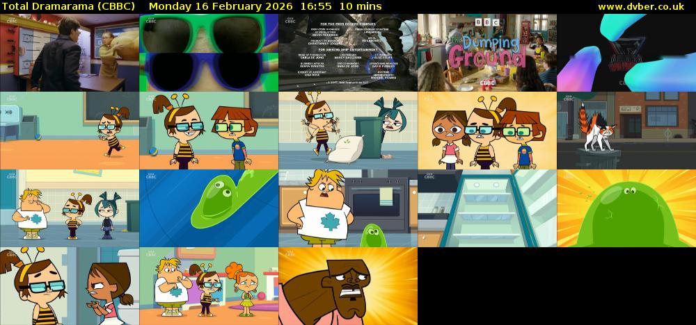 Total Dramarama (CBBC) Monday 16 February 2026 16:55 - 17:05