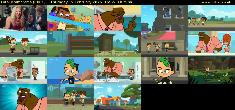 Total Dramarama (CBBC) Thursday 19 February 2026 16:55 - 17:05