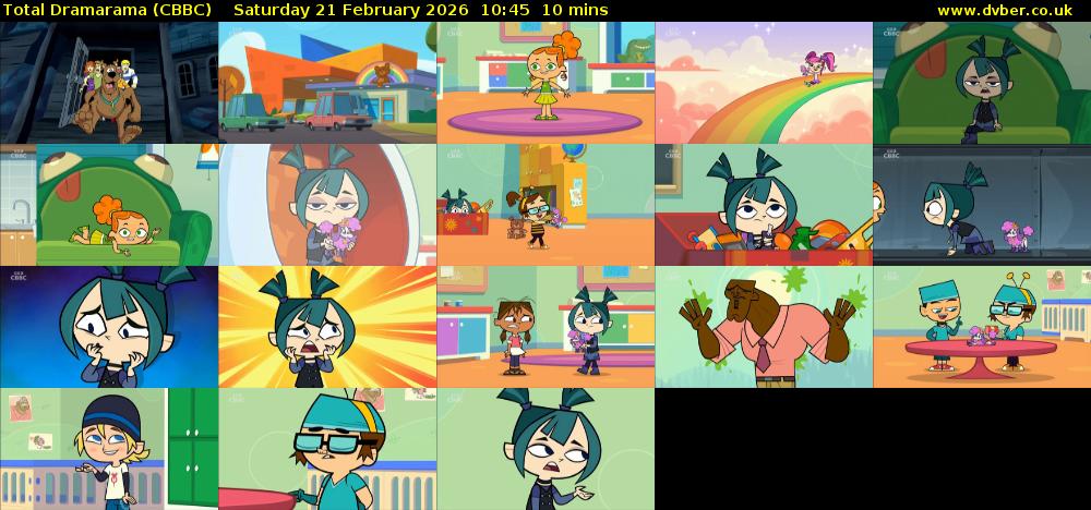 Total Dramarama (CBBC) Saturday 21 February 2026 10:45 - 10:55