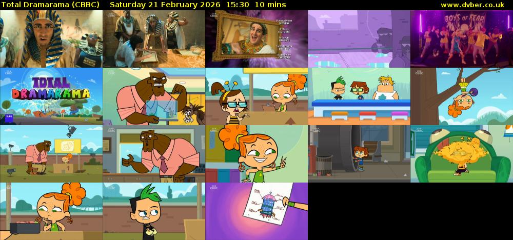 Total Dramarama (CBBC) Saturday 21 February 2026 15:30 - 15:40