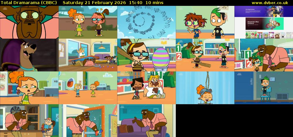 Total Dramarama (CBBC) Saturday 21 February 2026 15:40 - 15:50