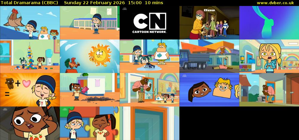 Total Dramarama (CBBC) Sunday 22 February 2026 15:00 - 15:10