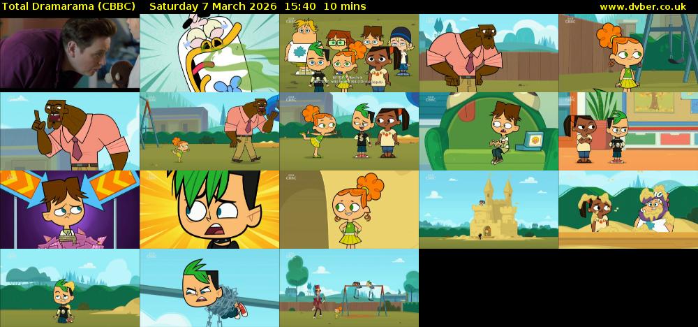 Total Dramarama (CBBC) Saturday 7 March 2026 15:40 - 15:50