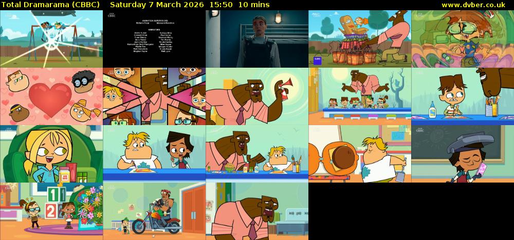 Total Dramarama (CBBC) Saturday 7 March 2026 15:50 - 16:00