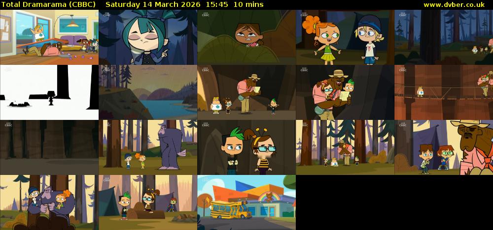 Total Dramarama (CBBC) Saturday 14 March 2026 15:45 - 15:55