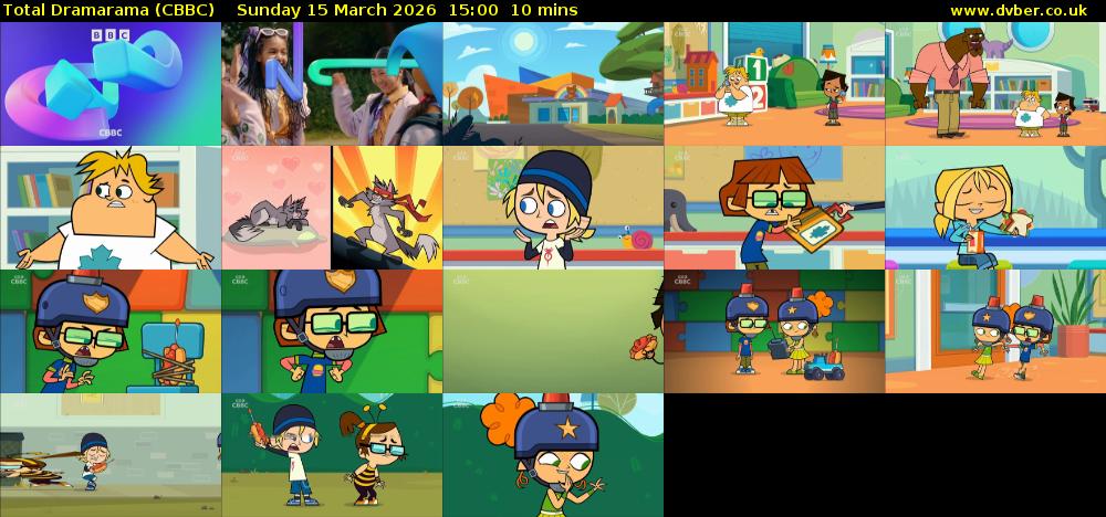 Total Dramarama (CBBC) Sunday 15 March 2026 15:00 - 15:10