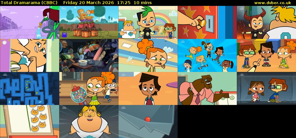 Total Dramarama (CBBC) Friday 20 March 2026 17:25 - 17:35