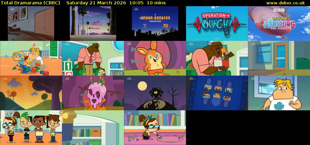 Total Dramarama (CBBC) Saturday 21 March 2026 10:05 - 10:15