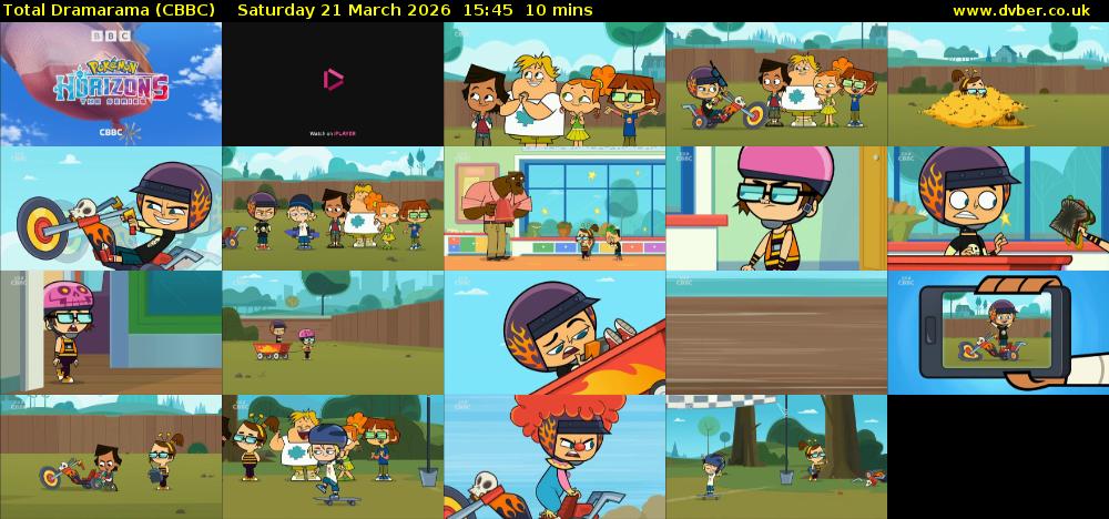 Total Dramarama (CBBC) Saturday 21 March 2026 15:45 - 15:55
