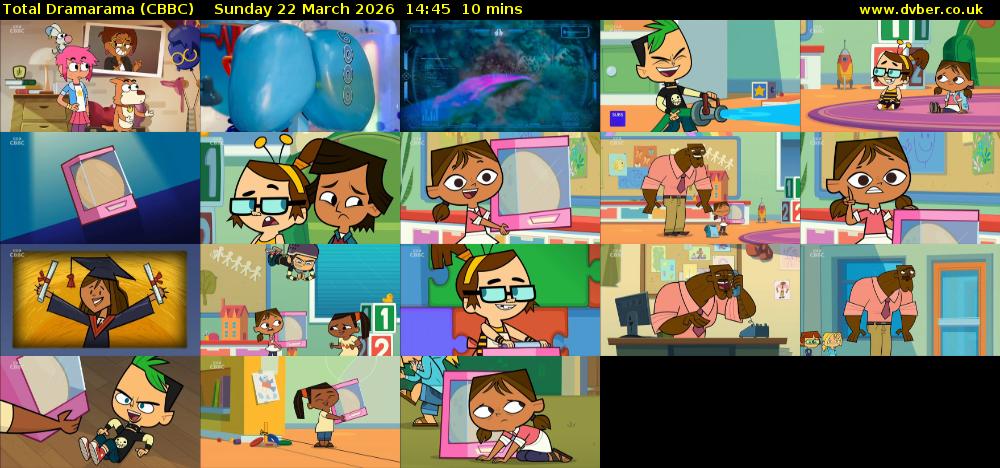 Total Dramarama (CBBC) Sunday 22 March 2026 14:45 - 14:55