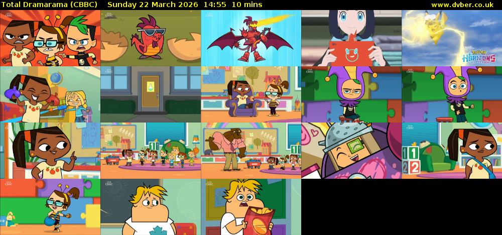 Total Dramarama (CBBC) Sunday 22 March 2026 14:55 - 15:05