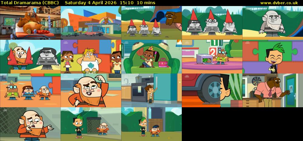 Total Dramarama (CBBC) Saturday 4 April 2026 15:10 - 15:20