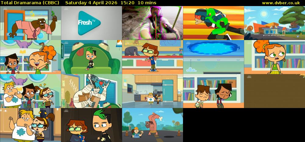 Total Dramarama (CBBC) Saturday 4 April 2026 15:20 - 15:30