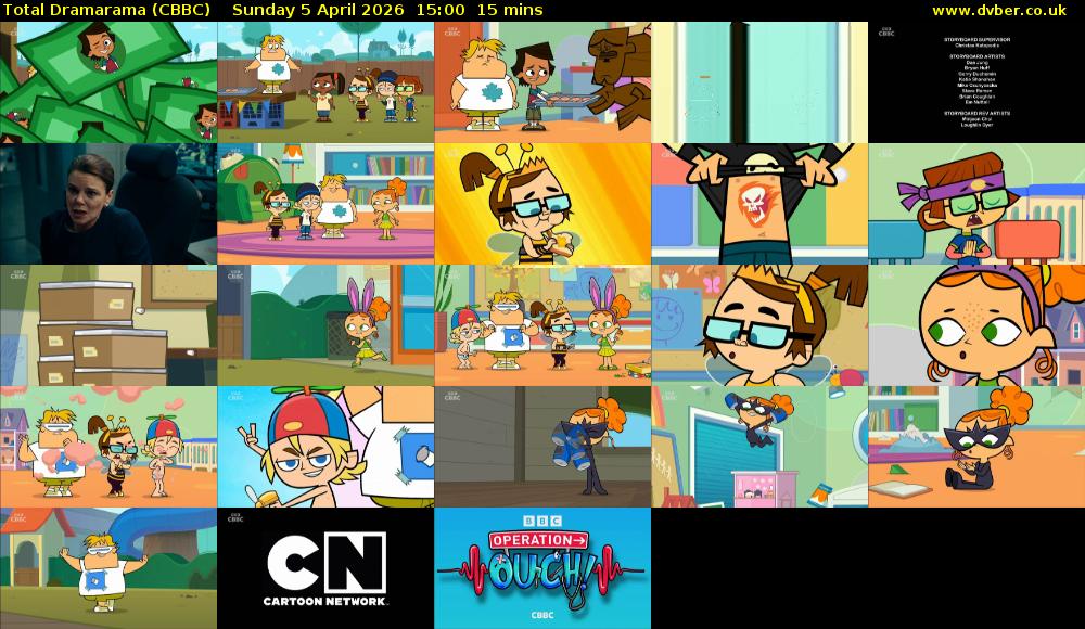 Total Dramarama (CBBC) Sunday 5 April 2026 15:00 - 15:15