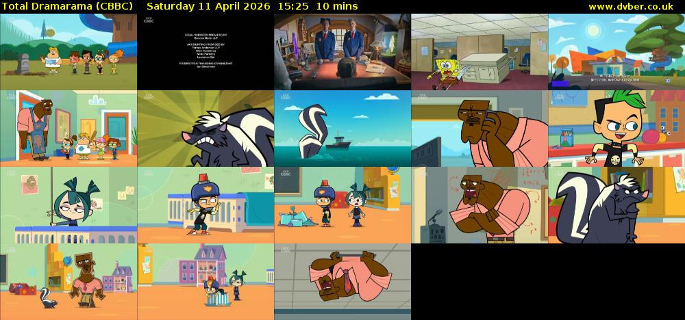 Total Dramarama (CBBC) Saturday 11 April 2026 15:25 - 15:35