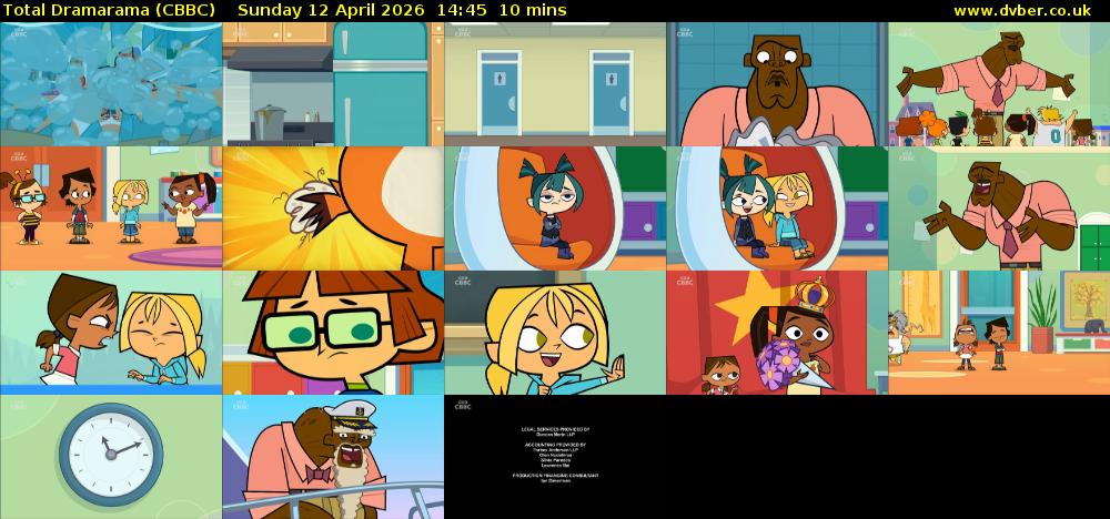 Total Dramarama (CBBC) Sunday 12 April 2026 14:45 - 14:55