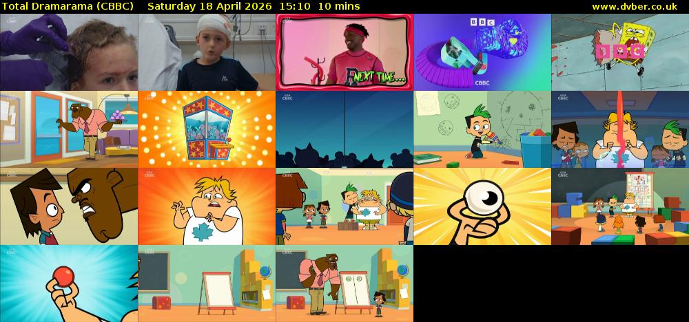 Total Dramarama (CBBC) Saturday 18 April 2026 15:10 - 15:20