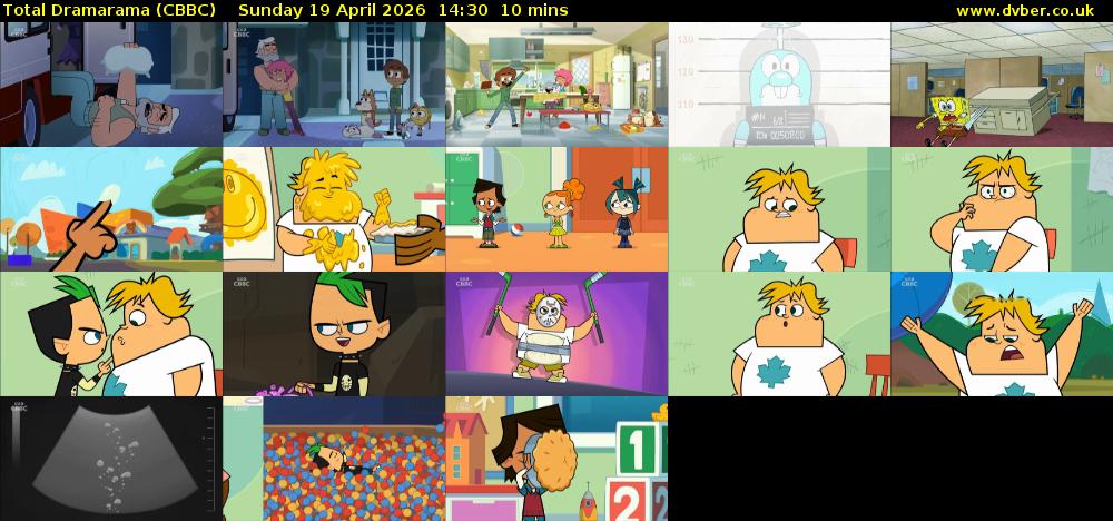 Total Dramarama (CBBC) Sunday 19 April 2026 14:30 - 14:40