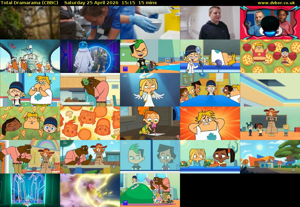 Total Dramarama (CBBC) Saturday 25 April 2026 15:15 - 15:30