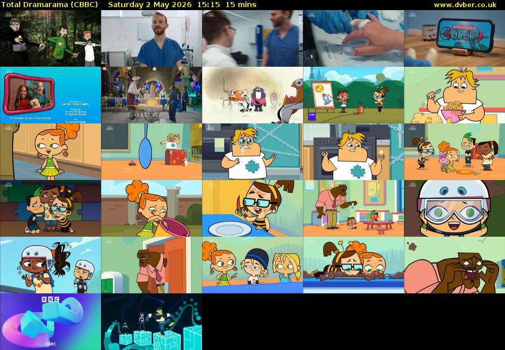 Total Dramarama (CBBC) Saturday 2 May 2026 15:15 - 15:30