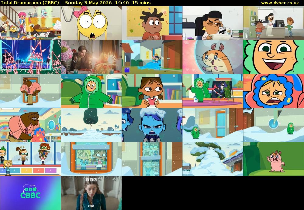 Total Dramarama (CBBC) Sunday 3 May 2026 14:40 - 14:55