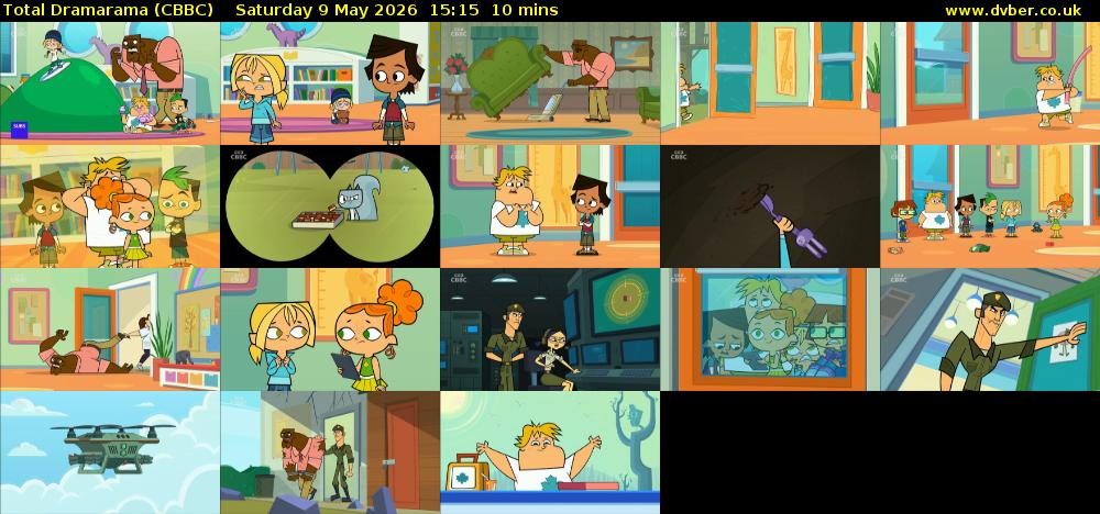 Total Dramarama (CBBC) Saturday 9 May 2026 15:15 - 15:25