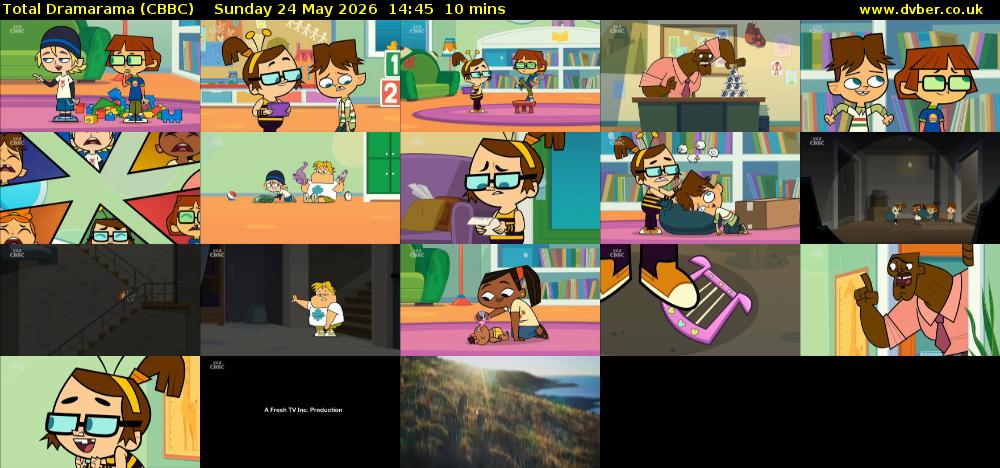 Total Dramarama (CBBC) Sunday 24 May 2026 14:45 - 14:55
