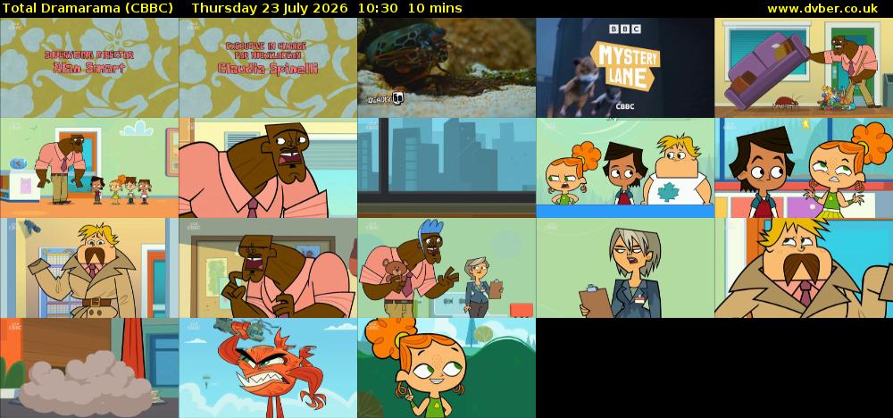 Total Dramarama (CBBC) Thursday 23 July 2026 10:30 - 10:40