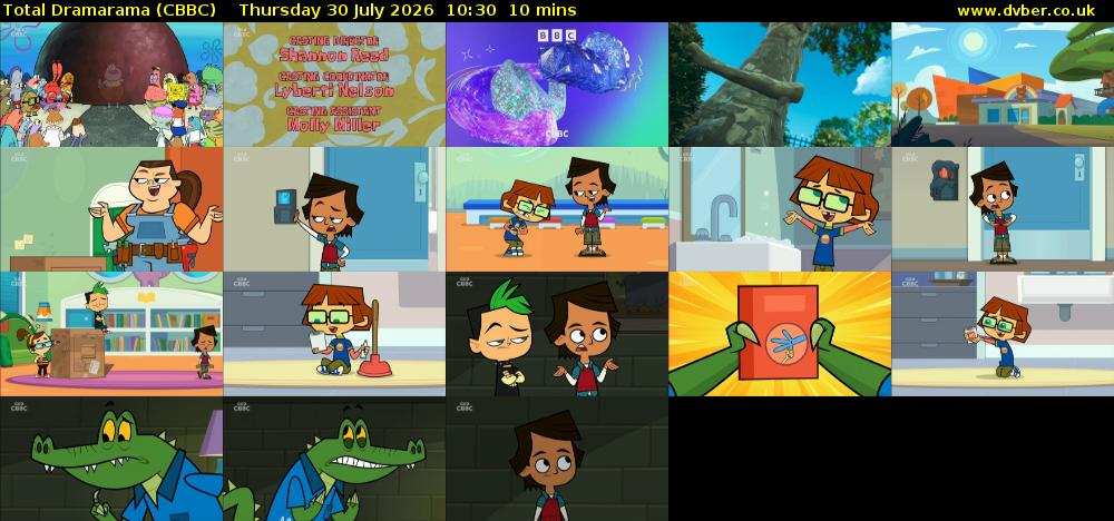 Total Dramarama (CBBC) Thursday 30 July 2026 10:30 - 10:40