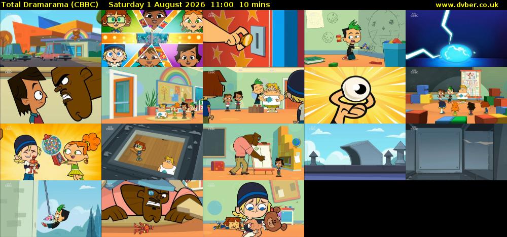 Total Dramarama (CBBC) Saturday 1 August 2026 11:00 - 11:10