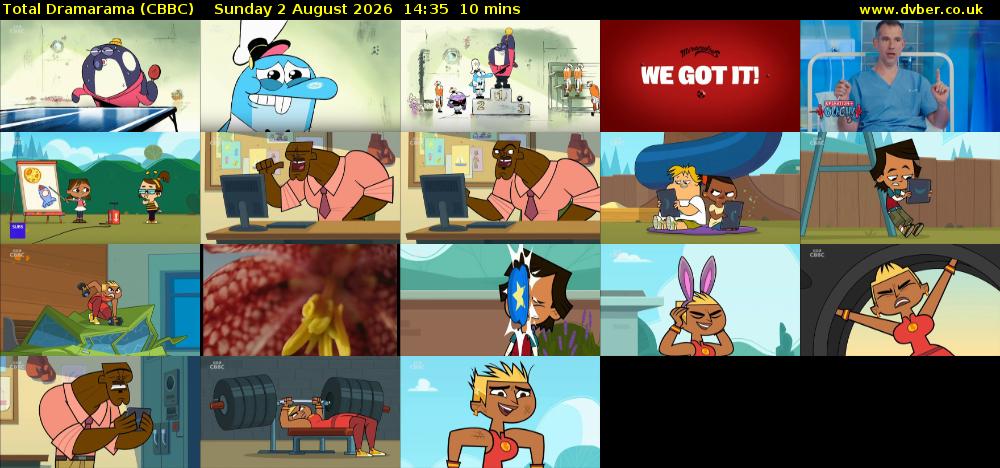 Total Dramarama (CBBC) Sunday 2 August 2026 14:35 - 14:45