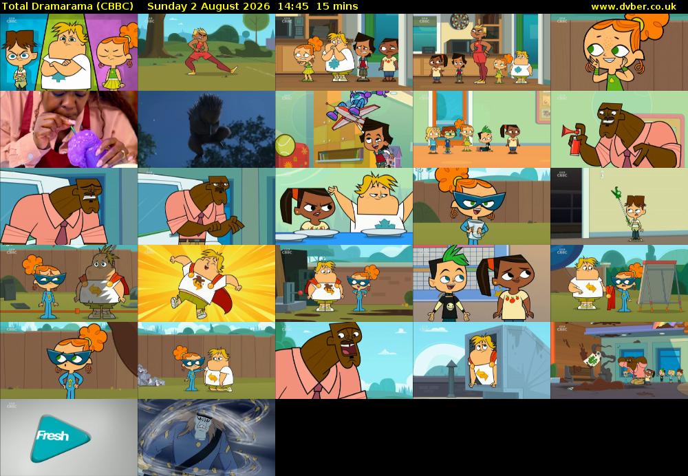 Total Dramarama (CBBC) Sunday 2 August 2026 14:45 - 15:00