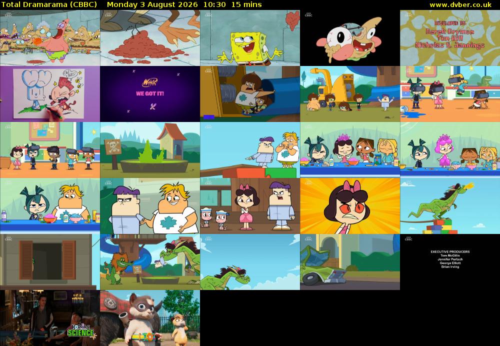 Total Dramarama (CBBC) Monday 3 August 2026 10:30 - 10:45