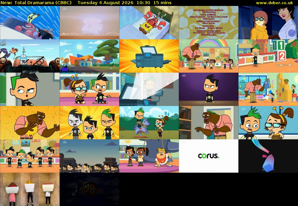 Total Dramarama (CBBC) Tuesday 4 August 2026 10:30 - 10:45
