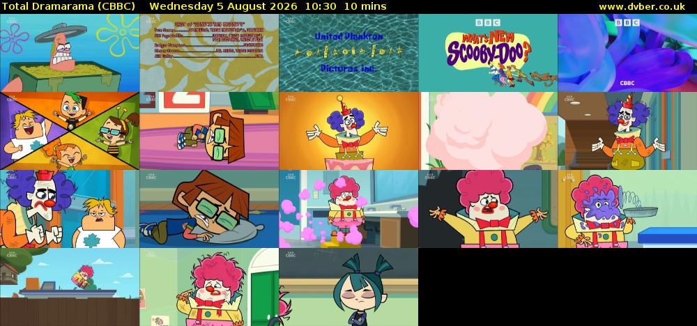 Total Dramarama (CBBC) Wednesday 5 August 2026 10:30 - 10:40