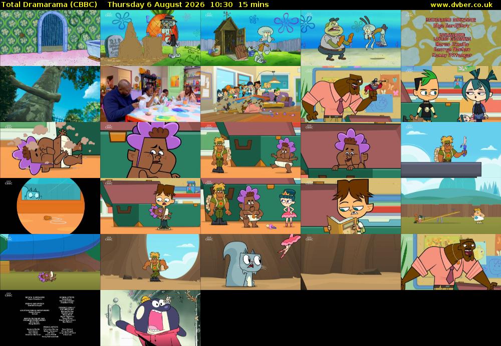 Total Dramarama (CBBC) Thursday 6 August 2026 10:30 - 10:45