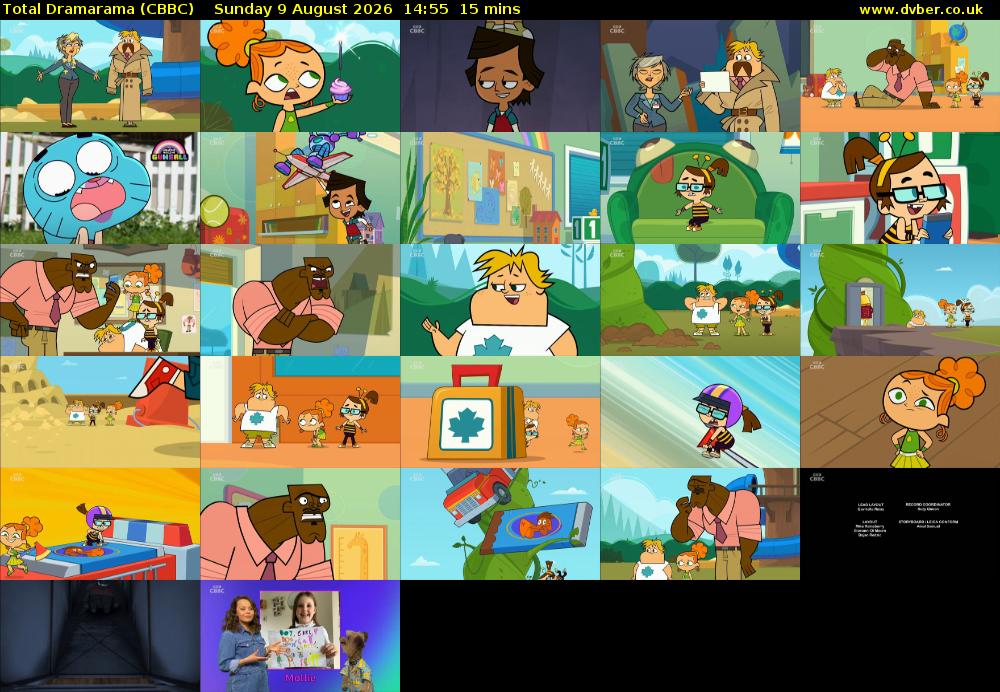 Total Dramarama (CBBC) Sunday 9 August 2026 14:55 - 15:10