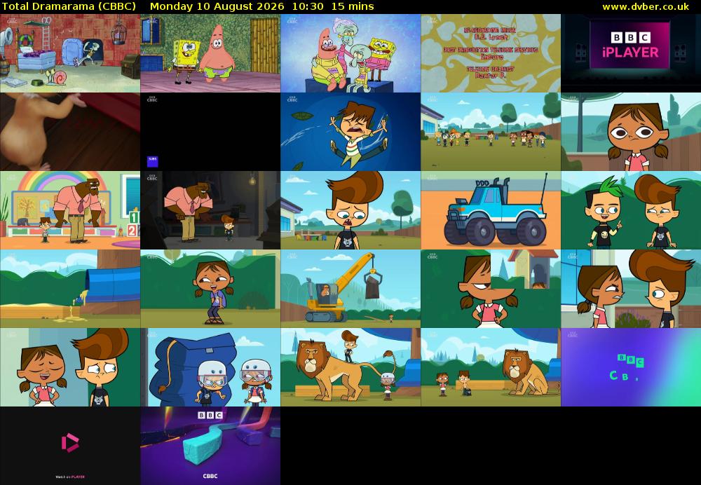 Total Dramarama (CBBC) Monday 10 August 2026 10:30 - 10:45