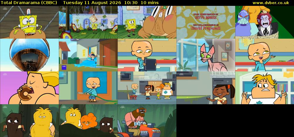 Total Dramarama (CBBC) Tuesday 11 August 2026 10:30 - 10:40