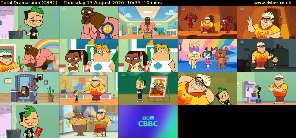 Total Dramarama (CBBC) Thursday 13 August 2026 10:35 - 10:45