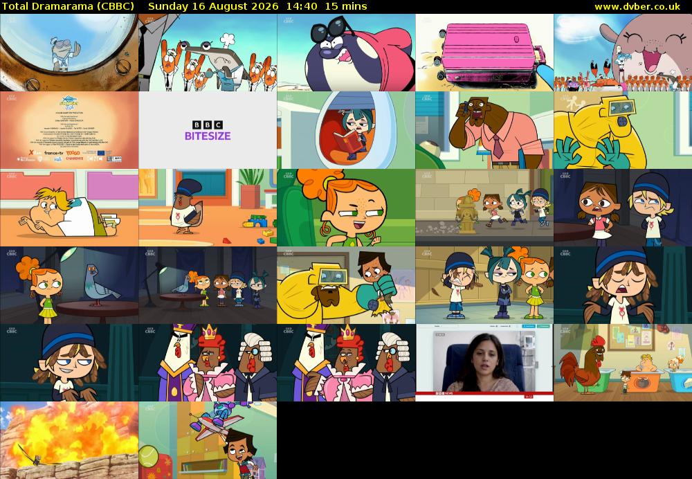 Total Dramarama (CBBC) Sunday 16 August 2026 14:40 - 14:55