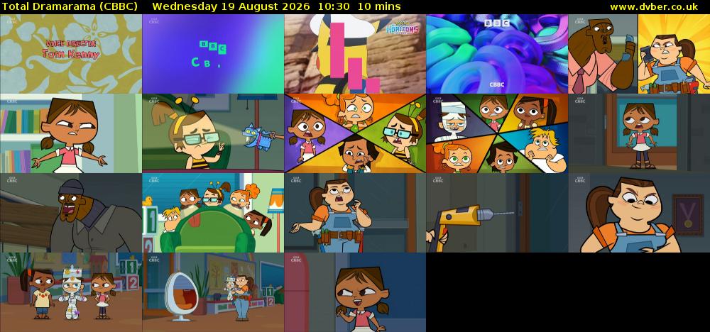 Total Dramarama (CBBC) Wednesday 19 August 2026 10:30 - 10:40