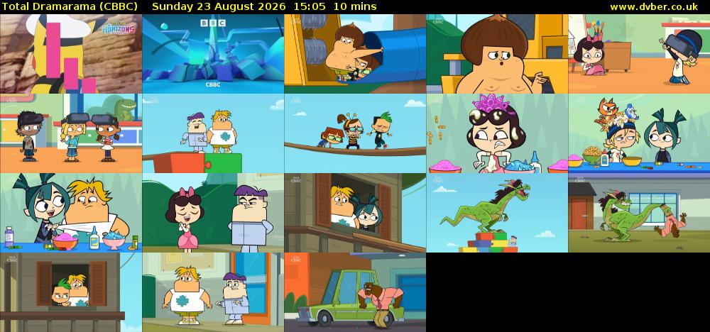 Total Dramarama (CBBC) Sunday 23 August 2026 15:05 - 15:15