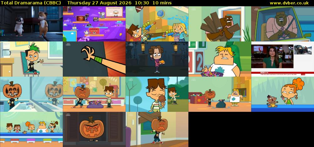 Total Dramarama (CBBC) Thursday 27 August 2026 10:30 - 10:40