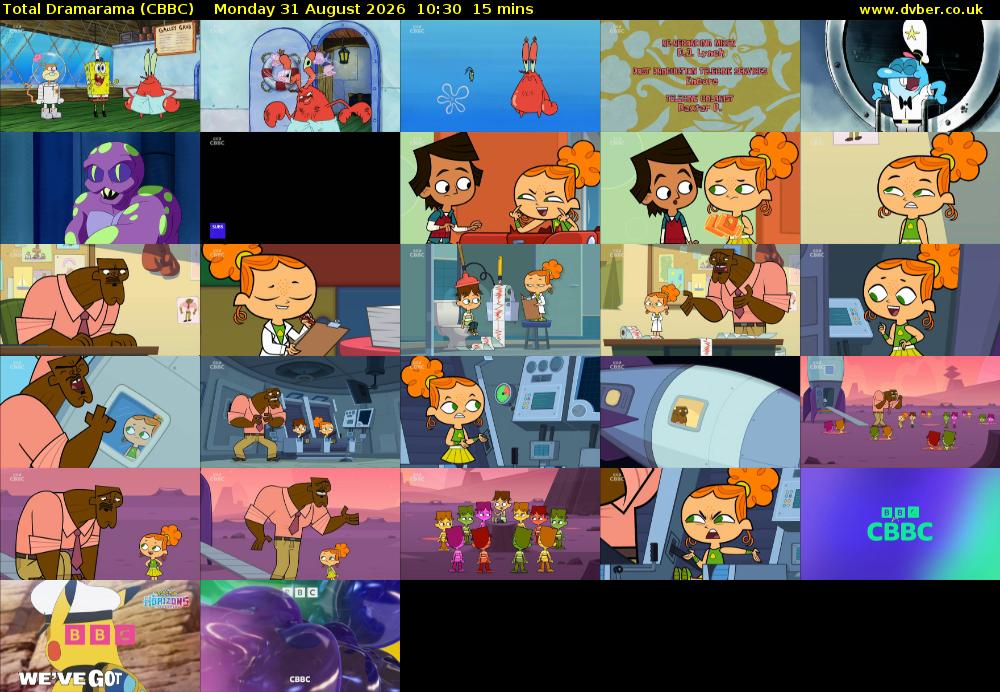 Total Dramarama (CBBC) Monday 31 August 2026 10:30 - 10:45