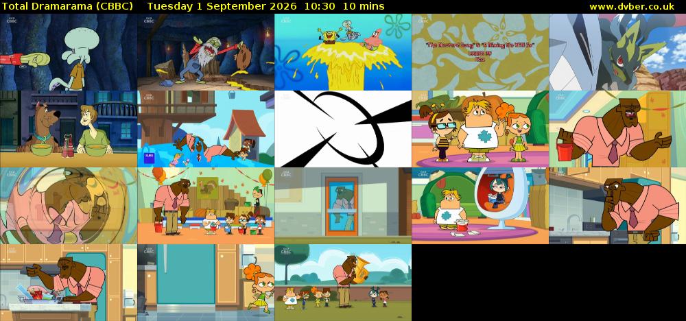Total Dramarama (CBBC) Tuesday 1 September 2026 10:30 - 10:40