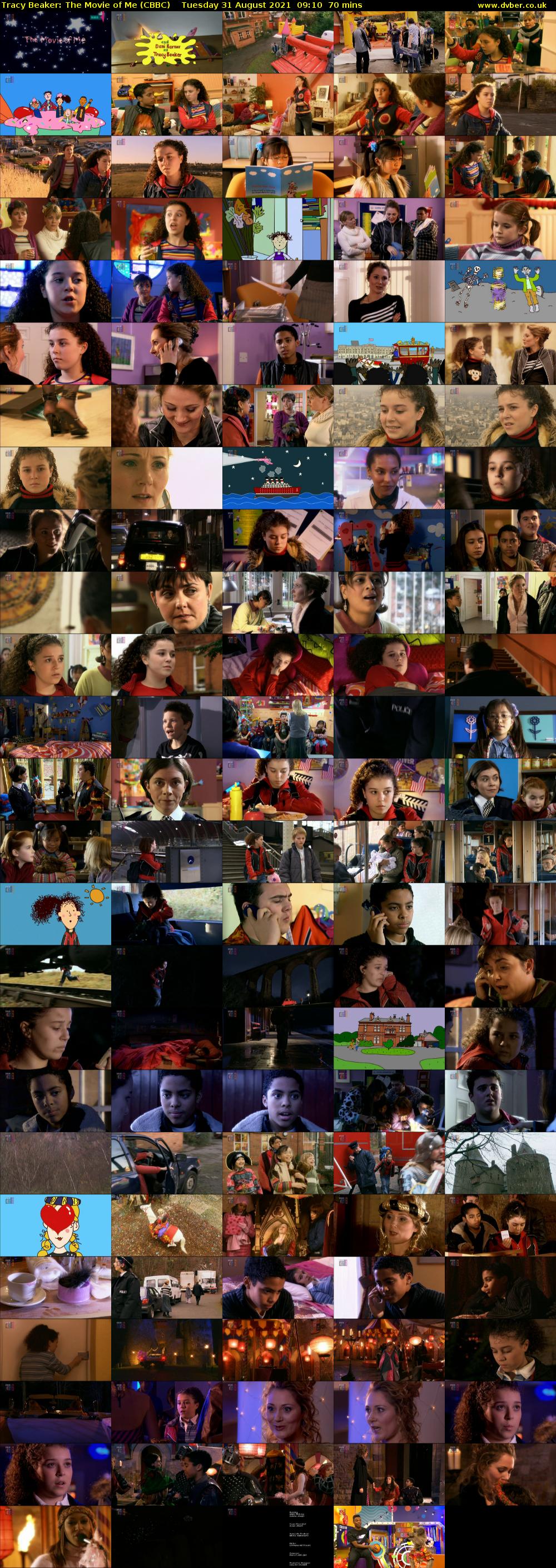 Tracy Beaker: The Movie of Me (CBBC) Tuesday 31 August 2021 09:10 - 10:20